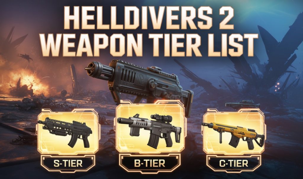 Helldivers 2 Weapon Tier List: The Definitive Guide