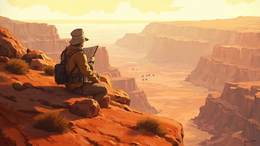 A trainer surveying the rocky terrain of Wild Zone 19 in Pokémon Legends