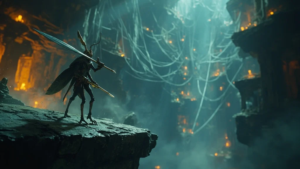 Silksong walkthrough hero image of Hornet in Pharloom